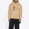 Balenciaga x Programa Alimentar Mundial – Hoodie de corte médio «Beige» 600583TJVK49605