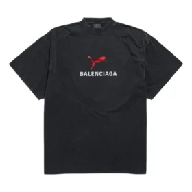 Balenciaga x Puma Oversized T-shirt «Black Faded» 831305TTVA61041 Balenciaga x Puma Oversized T-shirt «Black Faded» 831305TTVA61041