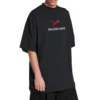 Balenciaga x Puma Oversized T-shirt «Black Faded» 831305TTVA61041