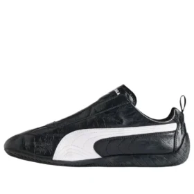 Balenciaga x Puma Speedcat em couro «Black White» 847148WSDSB1090