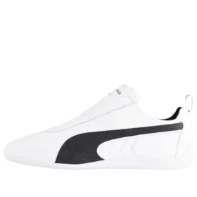 Balenciaga x Puma Speedcat em couro «Branco Preto» 847148WSDSB9010
