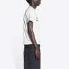Balenciaga x RuPaul, assinatura conjunta, coleção FW21, estampado com letras, gola redonda, masculino, branco 670943TLV579057