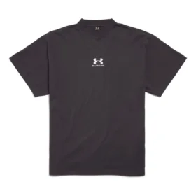 Balenciaga x Under Armour T-shirt, corte oversized, «Preto/Branco» 787349TRVB79034 Balenciaga x Under Armour T-shirt, corte oversized, «Preto/Branco» 787349TRVB79034