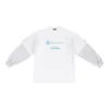 Balenciaga x WFP T-shirt com mangas duplas “Branca” 698089TMVL29086
