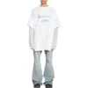 Balenciaga x WFP T-shirt com mangas duplas “Branca” 698089TMVL29086