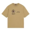 Balenciaga x WFP T-shirt, corte médio, «Khaki» 612966THV849605