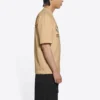 Balenciaga x WFP T-shirt, corte médio, «Khaki» 612966THV849605