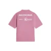 Balenciaga x WFP T-shirt, corte médio «Rosa» 612966THV845621