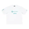 Balenciaga x WFP T-shirt, corte médio, “White” 612966TMVL29086