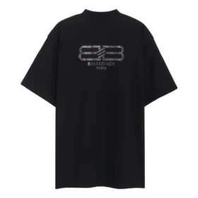 BB Paris Strass T-shirt, corte médio, «Black Faded» 739784TOVU81055 BB Paris Strass T-shirt, corte médio, «Black Faded» 739784TOVU81055