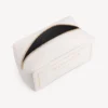 Bolsa cosmética para perfumes em dix branco marfim Bolsa cosmética para perfumes em dix branco marfim