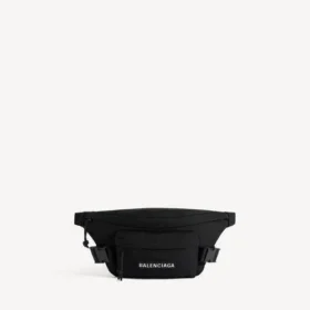Bolsa de cintura de esqui para homem em preto