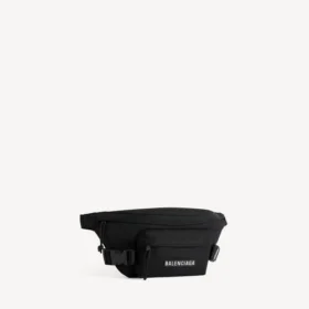 Bolsa de cintura de esqui para homem em preto