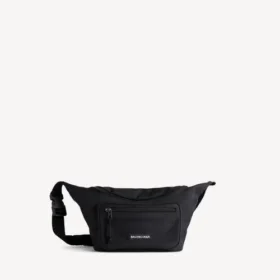 Bolsa de cintura Explorer para homem em preto