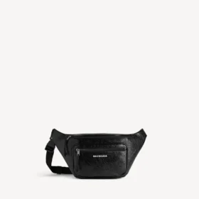 Bolsa de cintura Explorer para homem em preto