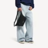 Bolsa de cintura Explorer para homem em preto