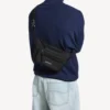 Bolsa de cintura Explorer para homem em preto