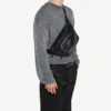 Bolsa de cintura Explorer para homem em preto