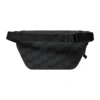 Bolsa de cintura média Signature em lona jacquard com BB Monogram «Preto» 713042210HH1061