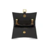 Bolsa de corrente pequena Crush com relevo de crocodilo «Preto» 716351210IX1000