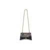 Bolsa de corrente pequena Crush com relevo de crocodilo «Preto» 716351210IX1000