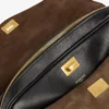 Bolsa de ombro Le 7 para mulher, tamanho médio, em preto Bolsa de ombro Le 7 para mulher, tamanho médio, em preto