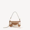 Bolsa feminina «Le City» com alça em bege/camel