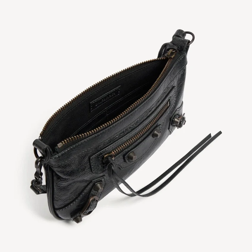 Bolsa feminina Le City com alça em preto Bolsa feminina Le City com alça em preto
