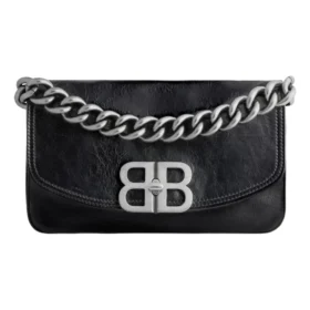 Bolsa pequena com aba Bb Soft «Preta» 7485982AAIY1000