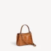 Bolsa Rodeo Mini para mulher em couro cowboy castanho claro