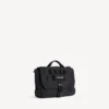 Bolsa tipo mensageiro militar para homem, pequena, em preto
