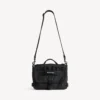 Bolsa tipo mensageiro militar para homem, pequena, em preto