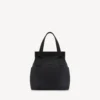 Bolsa tipo tote militar masculina, tamanho médio, em preto
