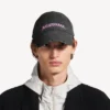 Boné Balenciaga DIY para homem, preto