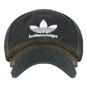 Boné Balenciaga x adidas Trefoil com logótipo Balenciaga «Black White» 723749410B21077 Boné Balenciaga x adidas Trefoil com logótipo Balenciaga «Black White» 723749410B21077
