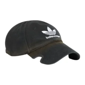 Boné com logótipo Balenciaga x adidas Trefoil «Black White» 723749410B2