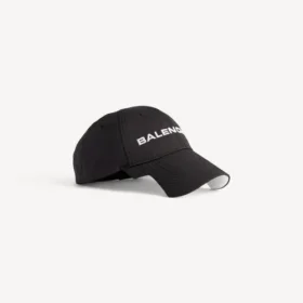 Boné com logótipo em preto/branco