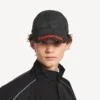Boné com logótipo para homem em preto