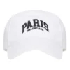 Boné de basebol com logótipo de Paris «Branco» 680748410B29060
