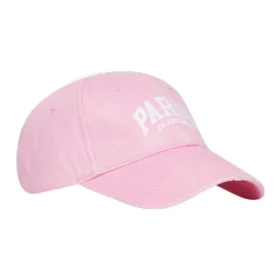 Boné de basebol com logótipo de Paris «Light Pink White» 680748410B20697