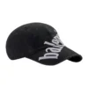 Boné de basebol diagonal «Preto Branco» 680738410B20107
