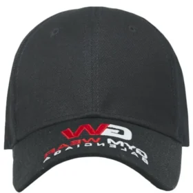 Boné de basebol em lona Gym Wear «Preto» 623903410B21000