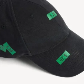 Boné masculino 520 Stickers em preto