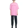 Boné T-shirt de corte largo «Rosa» 651795TNVL15700