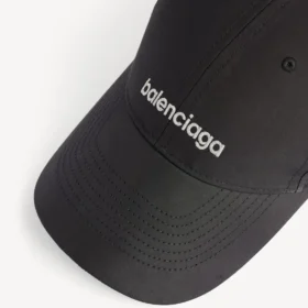 Boné techwear para homem em preto