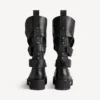 Bota alta Venom para homem  em preto