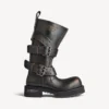 Bota alta Venom para homem em castanho