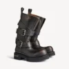 Bota alta Venom para homem em castanho