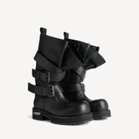 Bota alta Venom para mulher em preto
