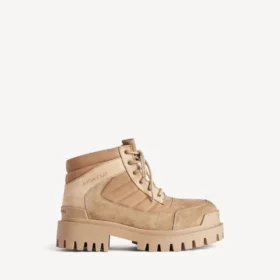 Bota baixa «Combat Strike» para mulher na cor areia